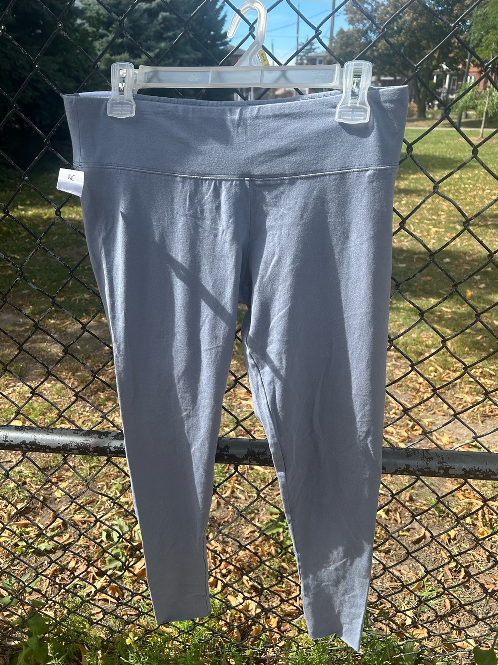 Aritzia Tna Equator Leggings Mid Rise Skinny Soft Jersey - BlueGrey Large - BNWT